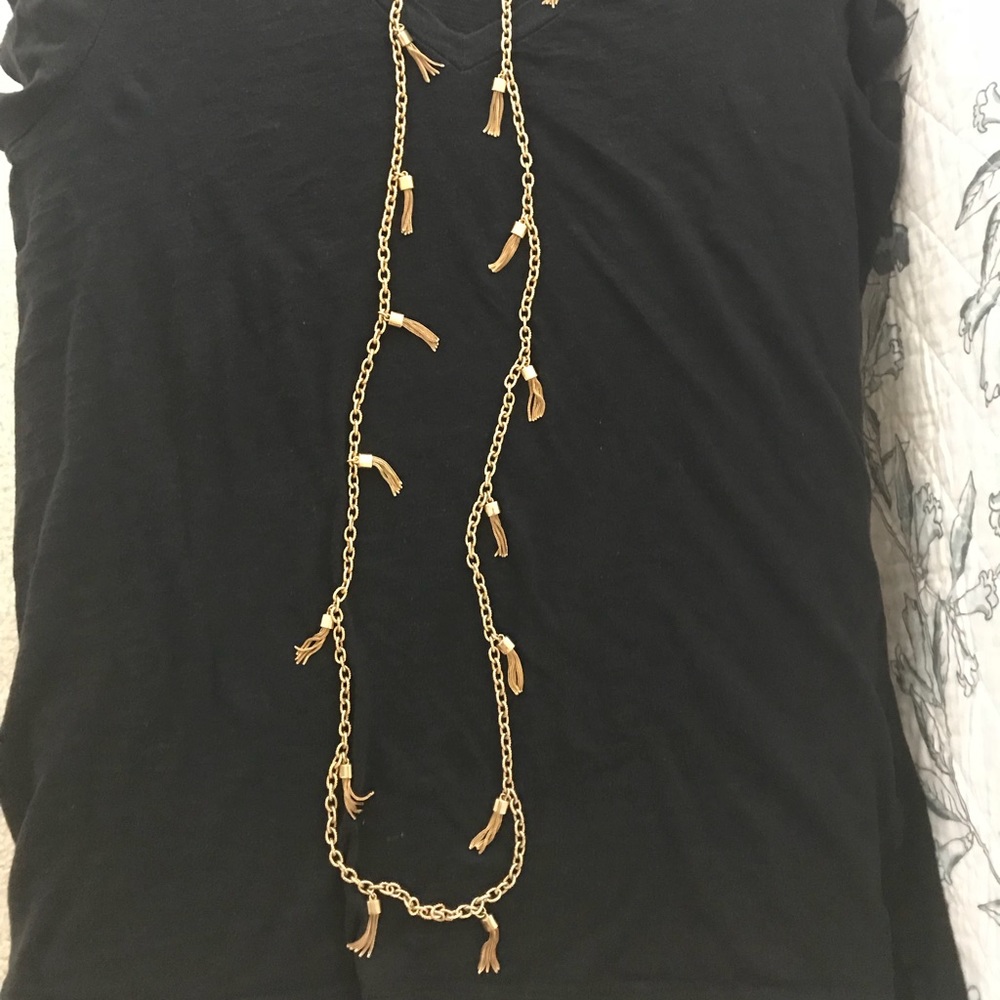 C. Wonder Gold Tassel Necklace